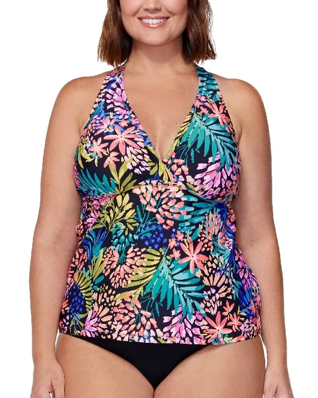 2023 Leilani Plus Beach Bloom H-Back Tankini Top - J850156