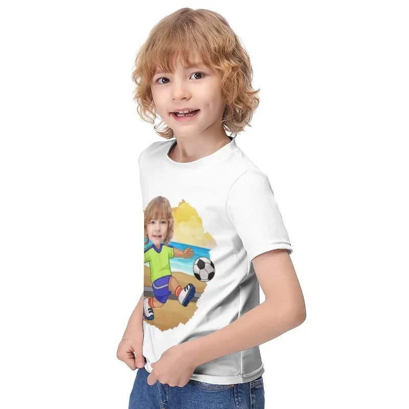 6-12y-custom-face-athlete-cute-kids-t-shirt-for-boy-girl