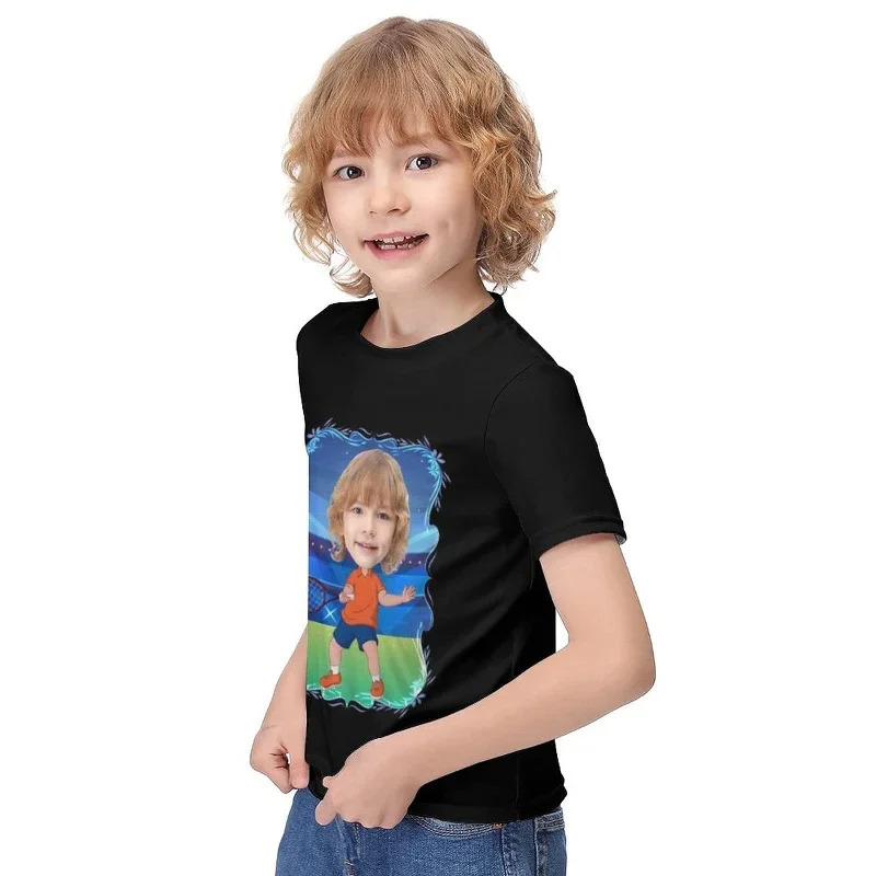 6-12y-custom-face-athlete-cute-kids-t-shirt-for-boy-girl