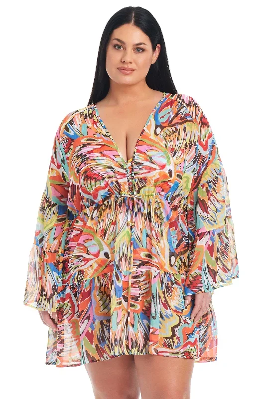 Break The Mold Short Dress  Plus Size Women's Cover-Up