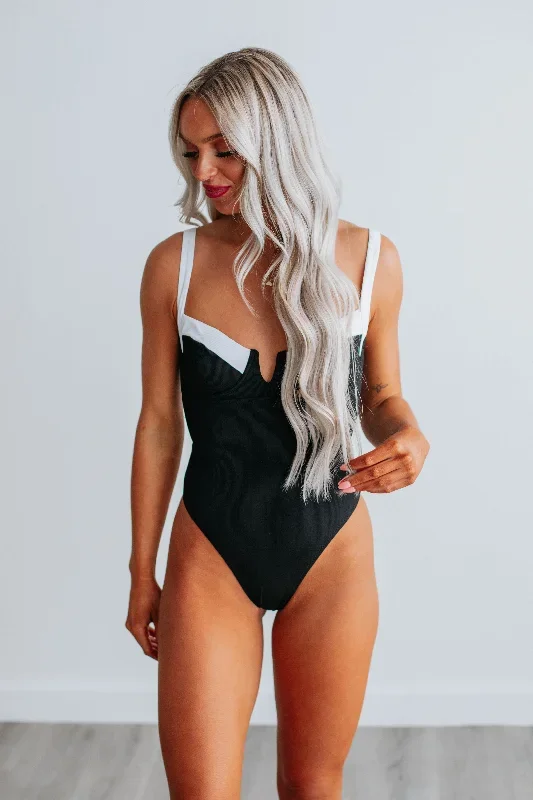 Cabana Cutie One Piece Swimsuit - Black