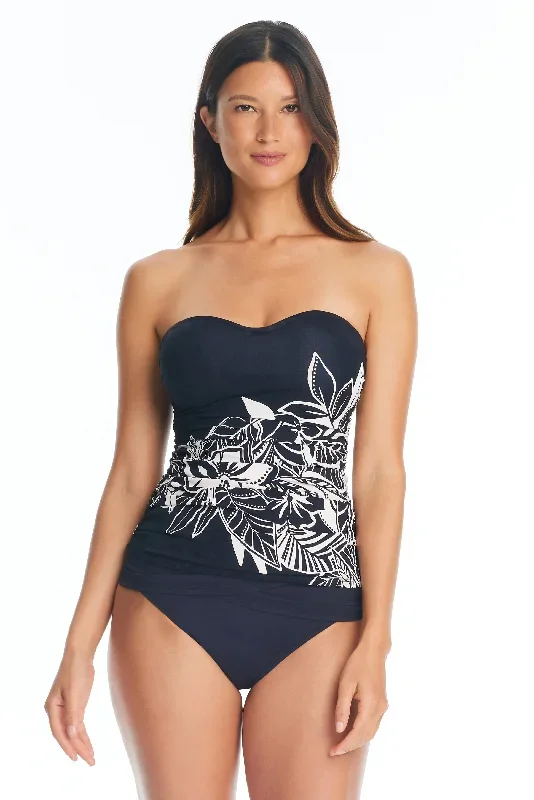 Ciao Bella! Strapless Bandeau Tankini Top