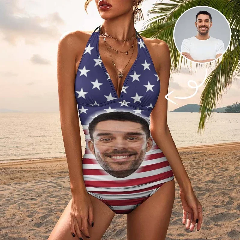 custom-face-american-flag-womens-tankini-sets-mens-beach-shorts