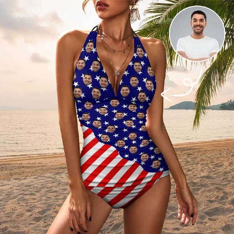 custom-face-american-flag-womens-tankini-sets-mens-beach-shorts