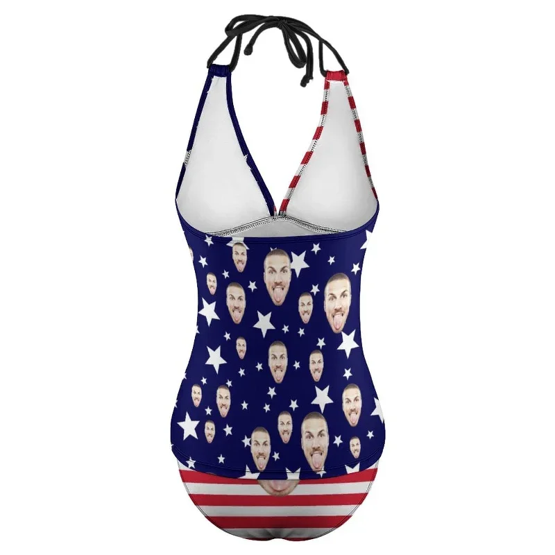 custom-face-american-flag-womens-tankini-sets-mens-beach-shorts