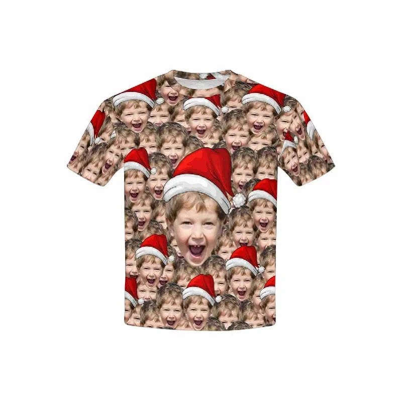 custom-face-seamless-christmas-hat-cute-boy-kids-all-over-print-t-shirt