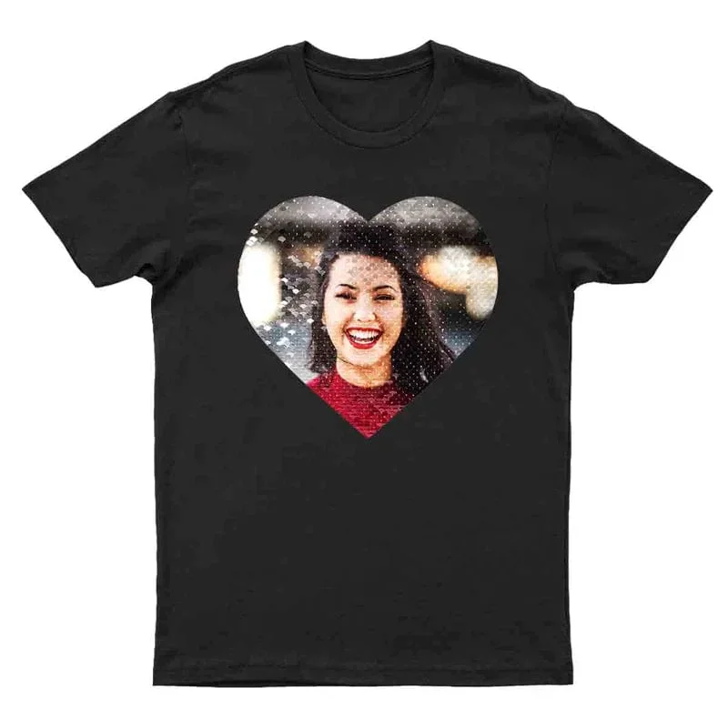 custom-photo-or-text-calssic-unisex-t-shirt-diy-heart-sequin-tee-for-men-and-women