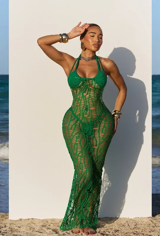 Dyonisios Cover Up Dress - Emerald