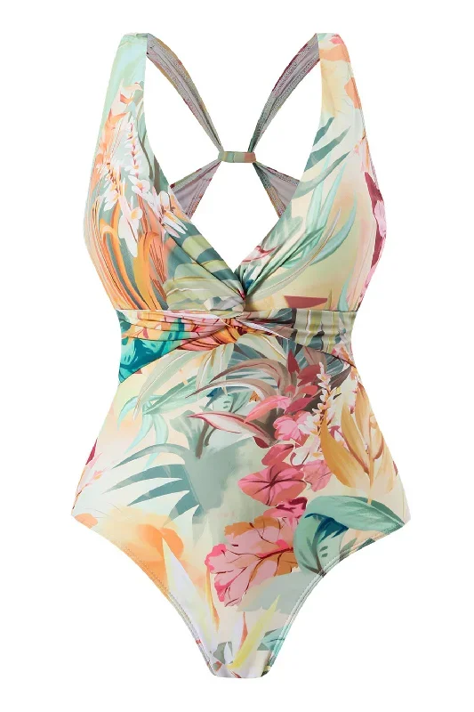 ensemble-de-maillots-de-bain-jaunes-imprimes-de-fleurs-d-une-piece-avec-jupe-de-plage