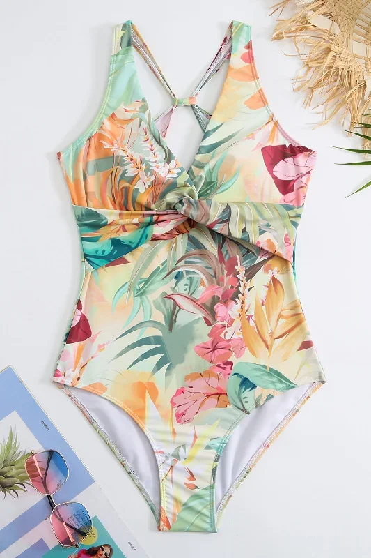 ensemble-de-maillots-de-bain-jaunes-imprimes-de-fleurs-d-une-piece-avec-jupe-de-plage