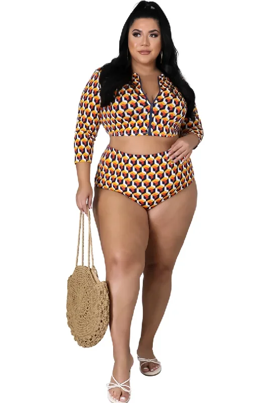 final-sale-plus-size-2pc-poolside-playsuit-set-in-colorful-cube-print-1