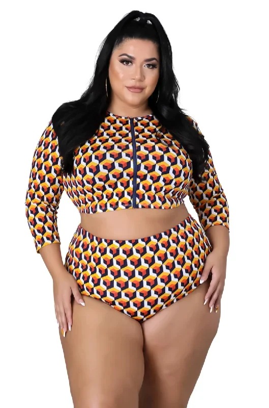 final-sale-plus-size-2pc-poolside-playsuit-set-in-colorful-cube-print-1