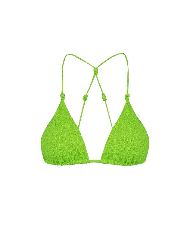 Firenze Gwen T Back Top - Acid Green