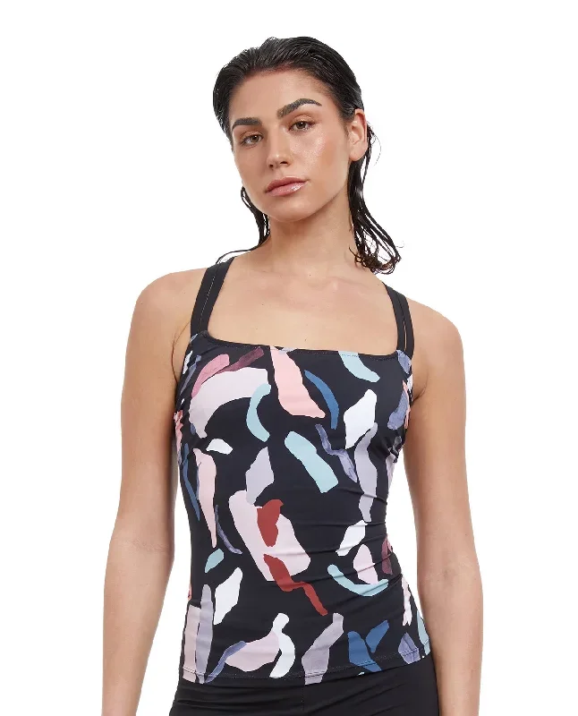 Free Sport Rocky D-Cup High Neck Strappy Tankini Top