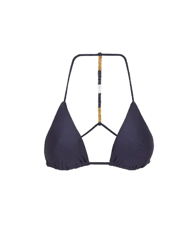 Ella Triangle Top - Indigo