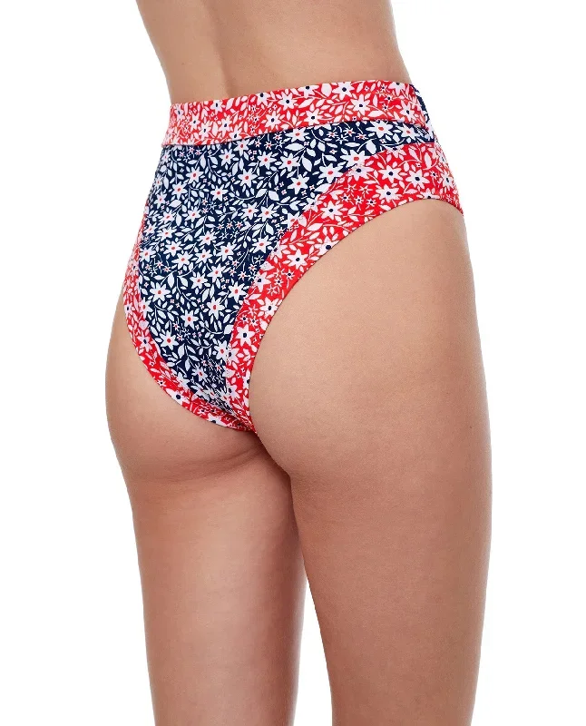 LUMA SHIMMERING DAISIES NAVY AND RED