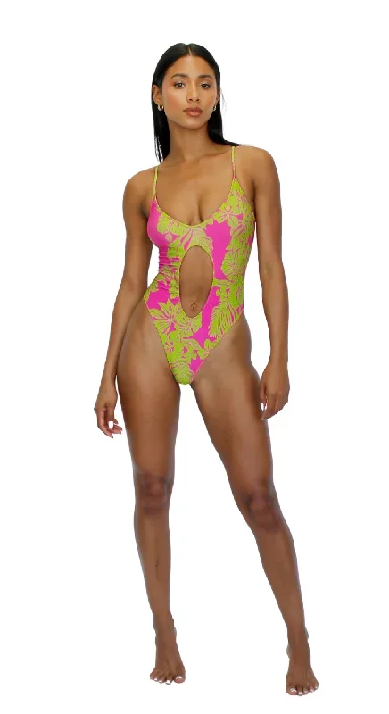 MERLO ONE PIECE - PINK/GREEN