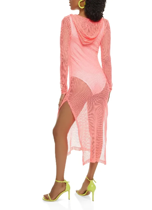 neon-pink-fishnet-hooded-swim-cover-up-dress-1308038344396