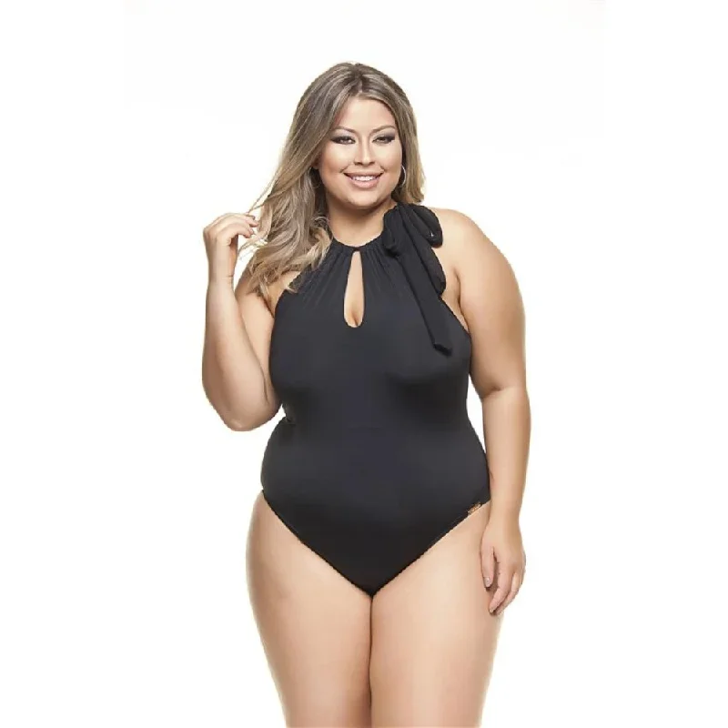 PADDED SWIMSUIT WITH A TIE DETAILING