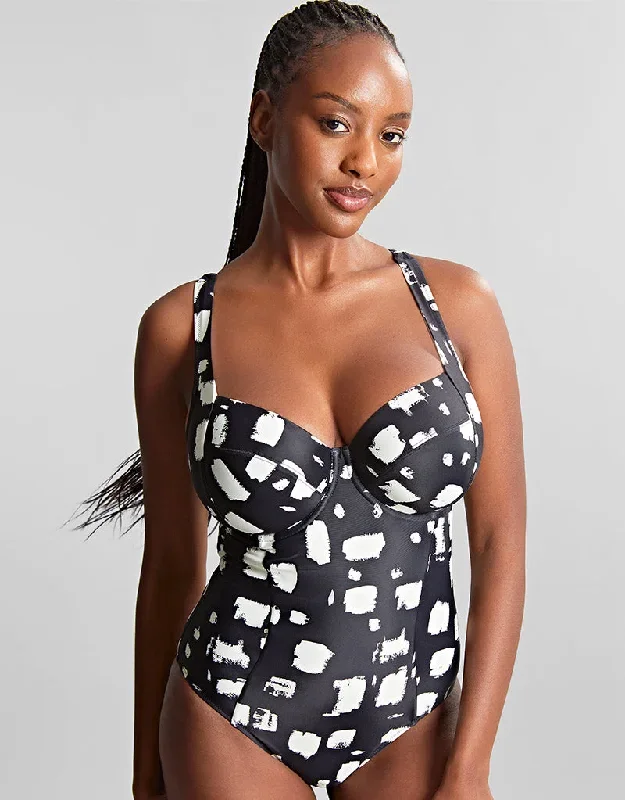 Panache Paloma Balcony Swimsuit Black Sand