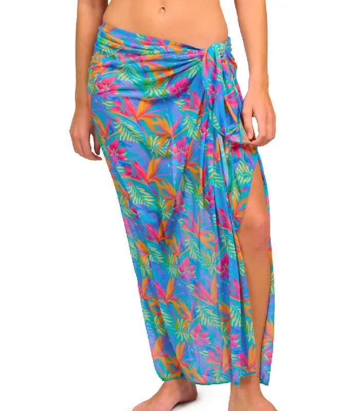 Paradise Green Tan Through Beach Sarong