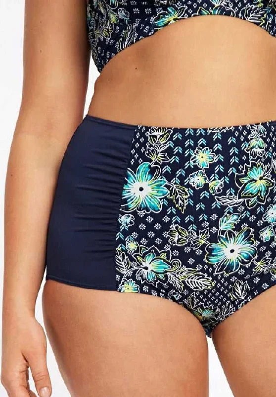 Plus Size Swimwear Full Brief Bottoms Bali Printed