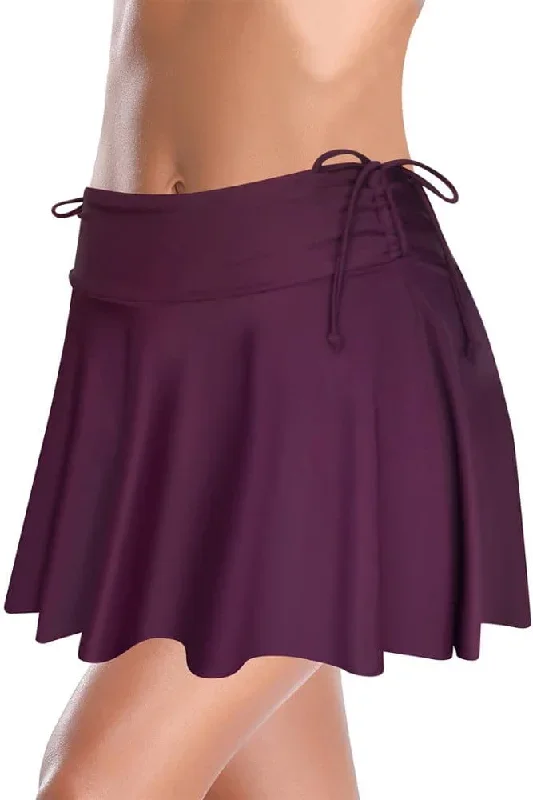 Swim Skirt Side Drawstring Bikini Bottom