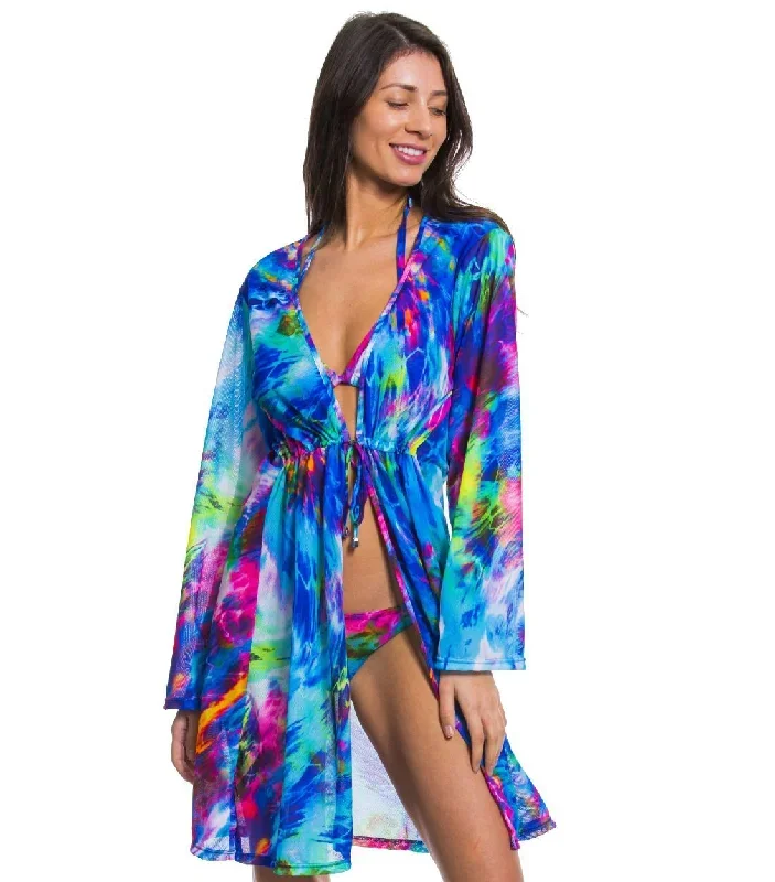 Storm Tan Through Knee Length Kaftan