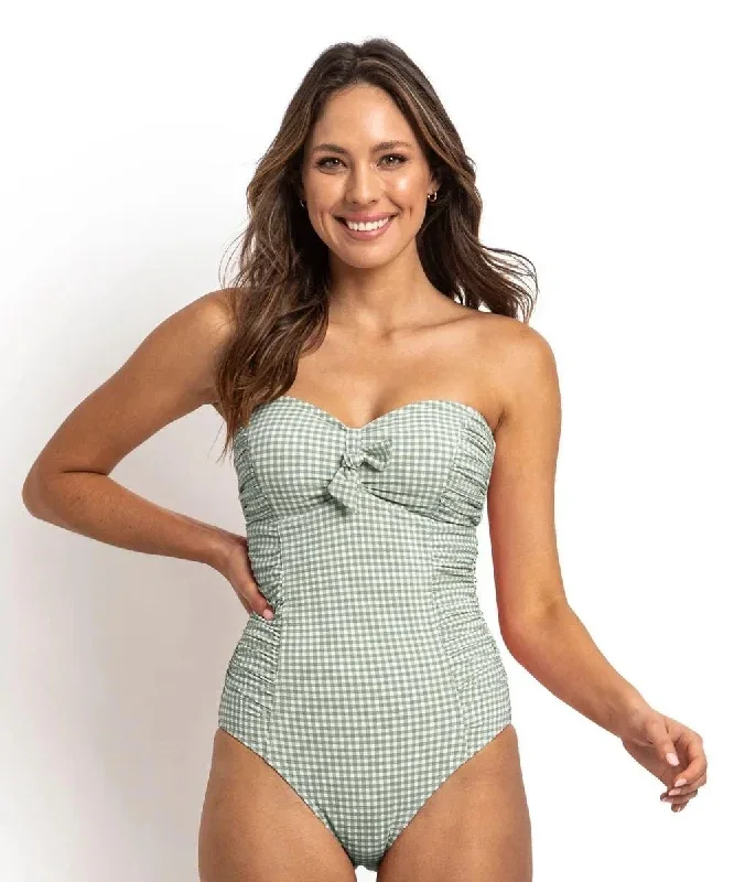 Sunseeker SS51580 Gidget Ruched Bandeau One Piece Sage