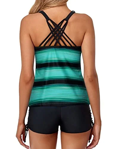 green black stripes